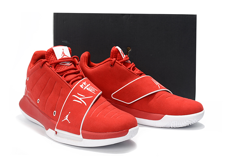 Men Jordan CP3 11 Red White Shoes